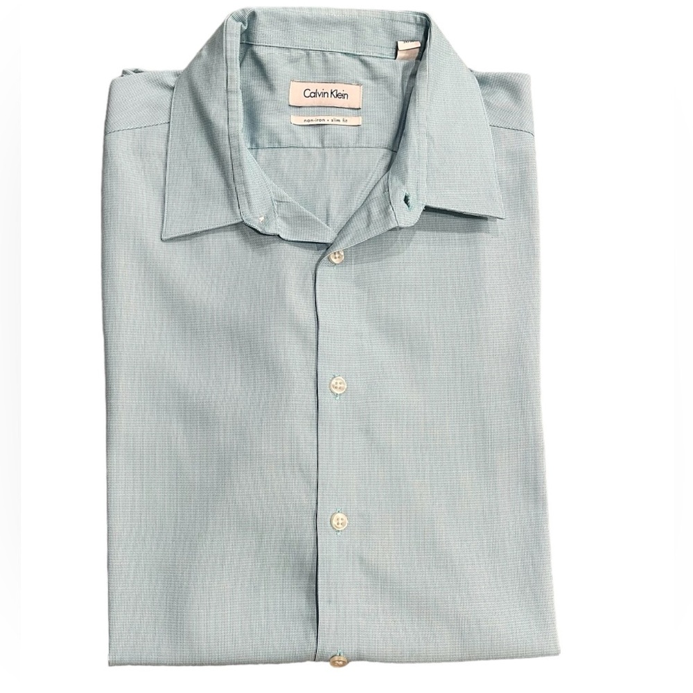 Calvin Klein Long Sleeve Shirt Slim fit Size - 16 1/2   34/35
